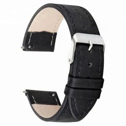 Leder 22mm - Black +9,90€
