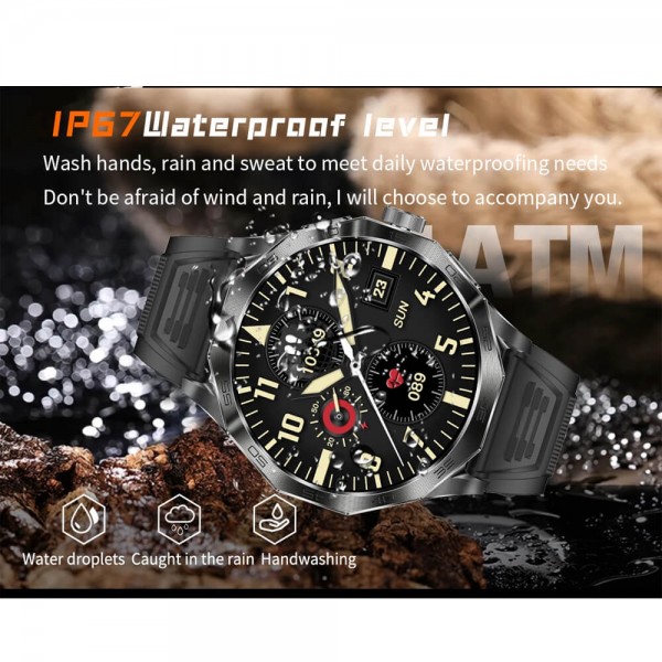 Smartwatch Microwear DA23 – Silver  Steel