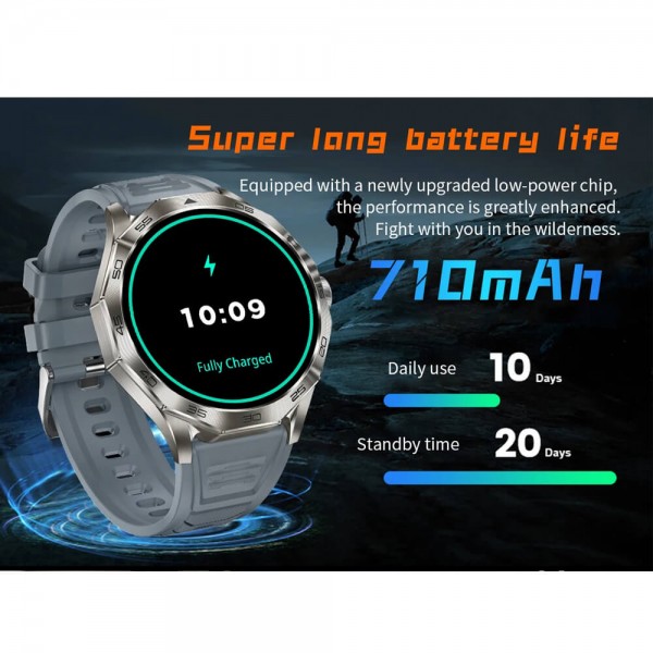 Smartwatch Microwear DA23 – Silver  Steel