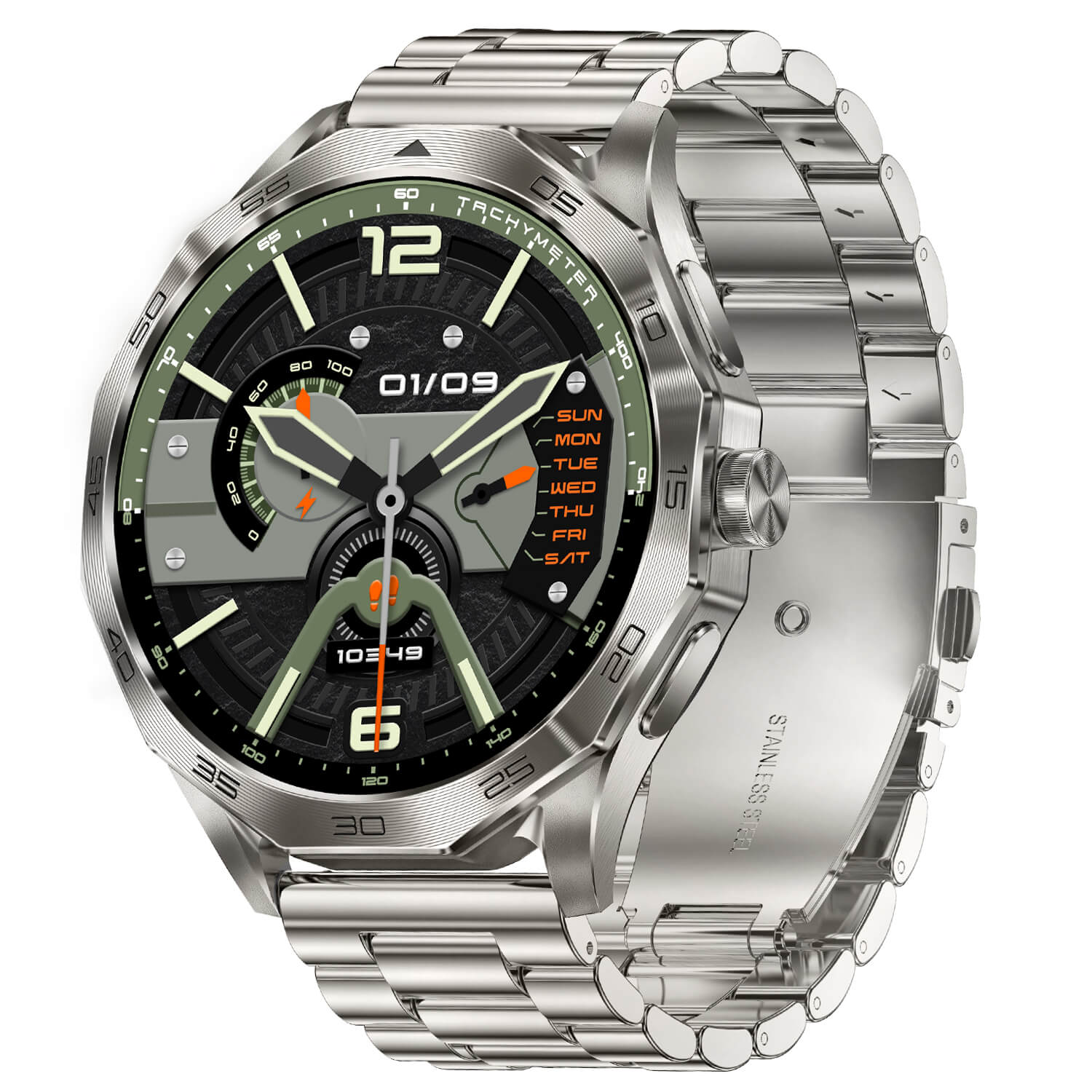 Smartwatch Microwear DA23 – Silver  Steel