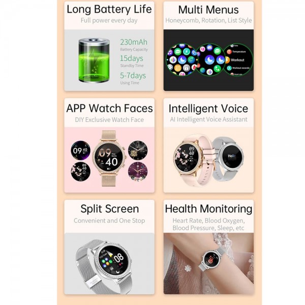 Smartwatch Microwear I70 – Lila Smartwatch Microwear I70 – Lila