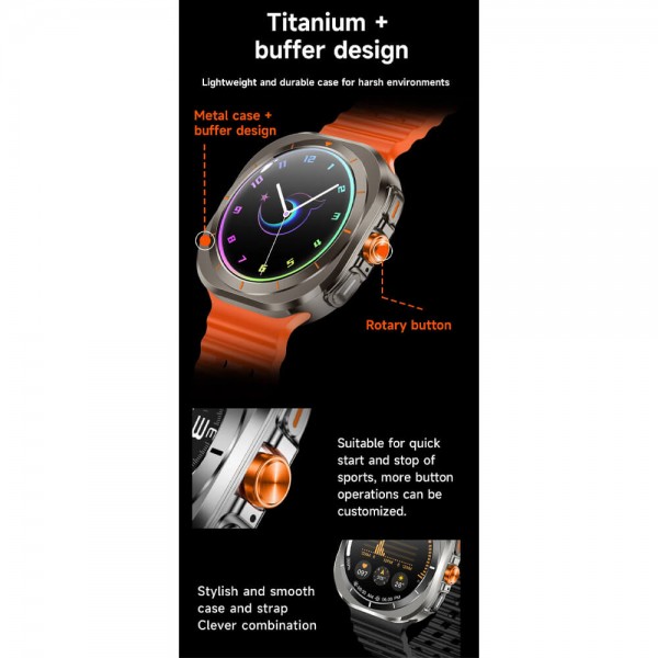 Smartwatch Microwear Z7 Ultra - Blue