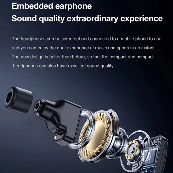 Smartwatch Microwear DK56 –  Silver Silicone