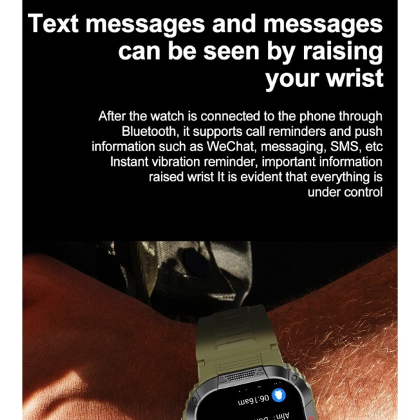 Smartwatch Microwear TK25 – Black 