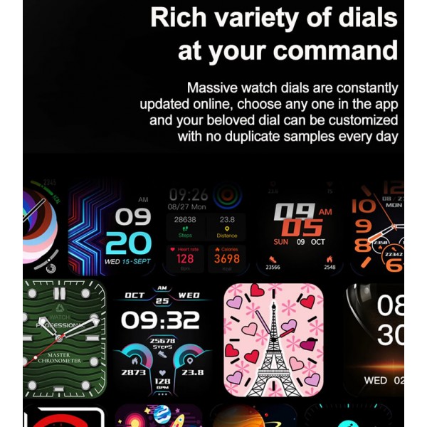 Smartwatch Microwear TK25 – Black 