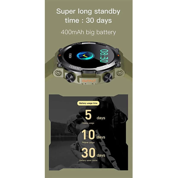 Smartwatch Bakeey K76 Pro – Khaki Smartwatch Bakeey K76 Pro – Khaki