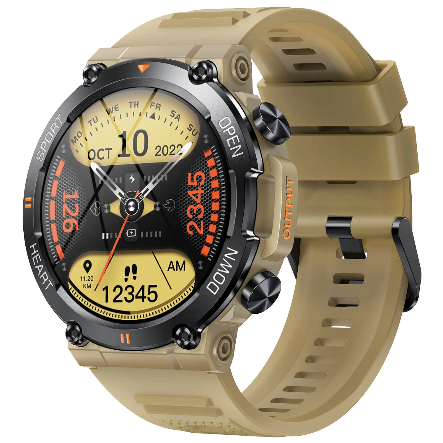 Smartwatch Bakeey K76 Pro – Khaki Smartwatch Bakeey K76 Pro – Khaki
