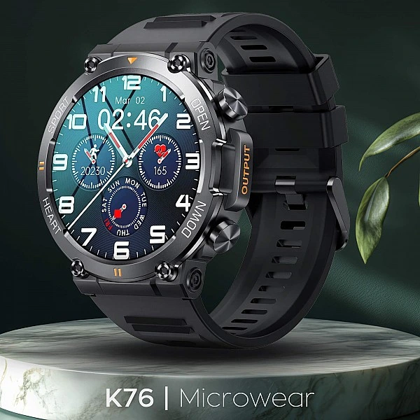 Smartwatch Bakeey K76 Pro – Black