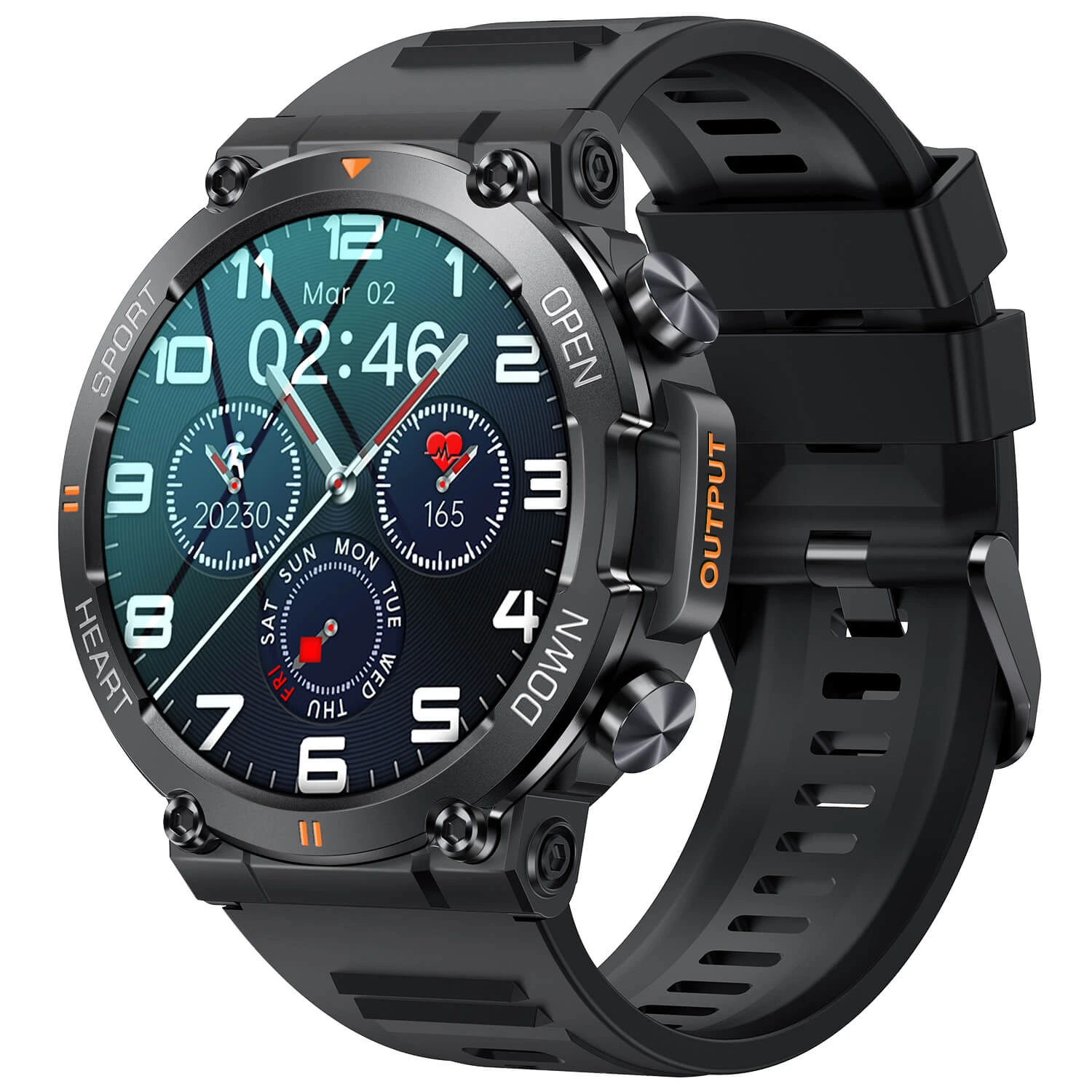 Smartwatch Bakeey K76 Pro – Black