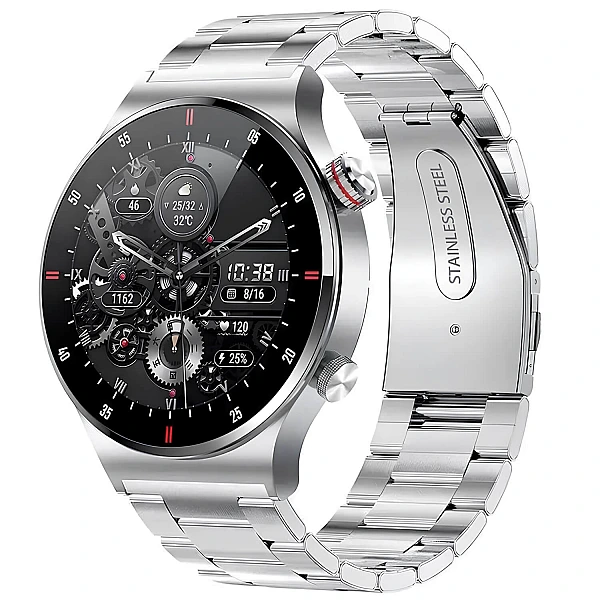 Smartwatch Microwear QW33 – Steel Silver