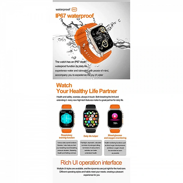 Smartwatch Microwear G41- Black