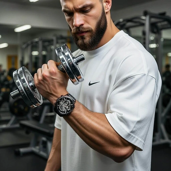 Smartwatch Microwear AK56 400 mAh – Steel Black