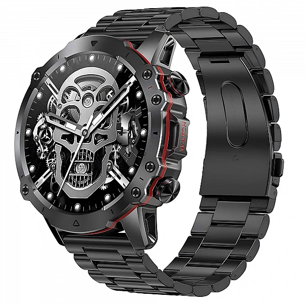 Smartwatch Microwear AK56 400 mAh – Steel Black