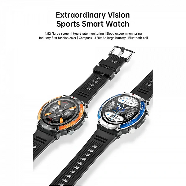 Smartwatch Microwear X11 420 mAh – Black Blue