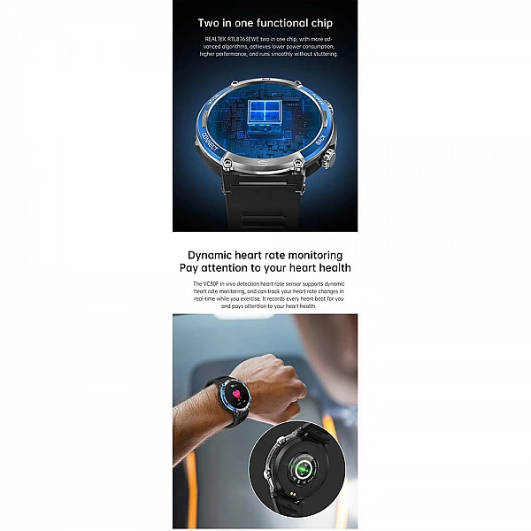 Smartwatch Microwear X11 420 mAh – Black Blue