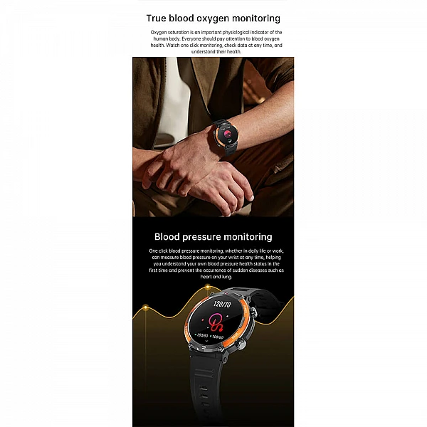 Smartwatch Microwear X11 420 mAh – Black Blue