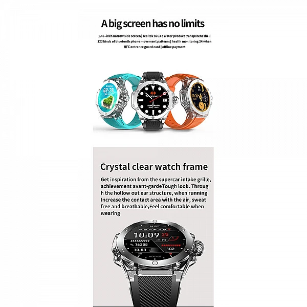 Smartwtch Microwear TK20 – Orange