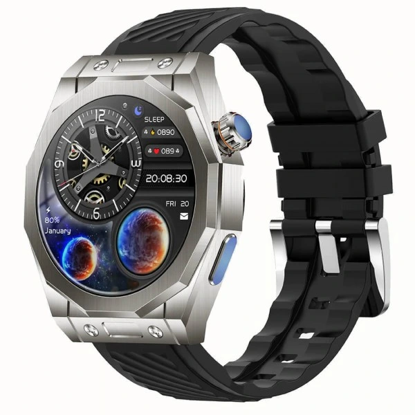 Smartwatch Microwear T83 Max – Black Silicone