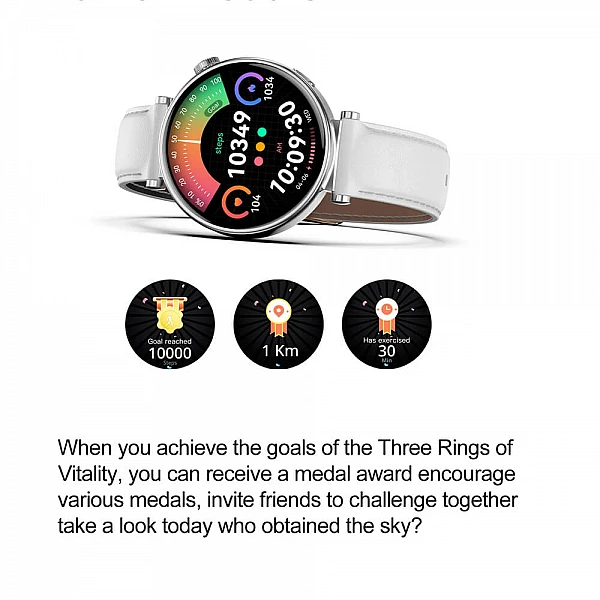 Smartwatch Microwear MK41 – Gold Steel