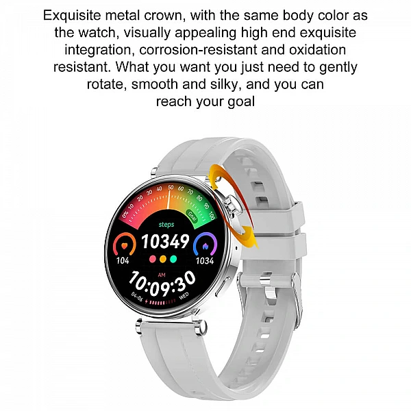 Smartwatch Microwear MK41 – Gold Steel