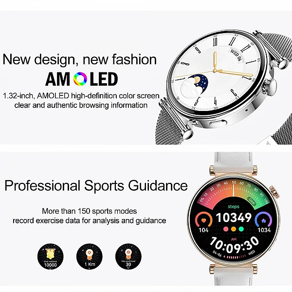 Smartwatch Microwear MK41 – Gold Steel