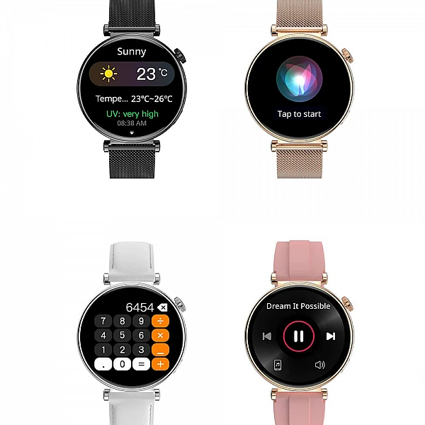 Smartwatch Microwear MK41 – Gold Steel