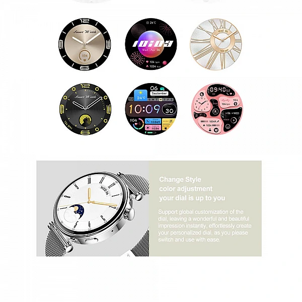 Smartwatch Microwear MK41 – Gold Steel