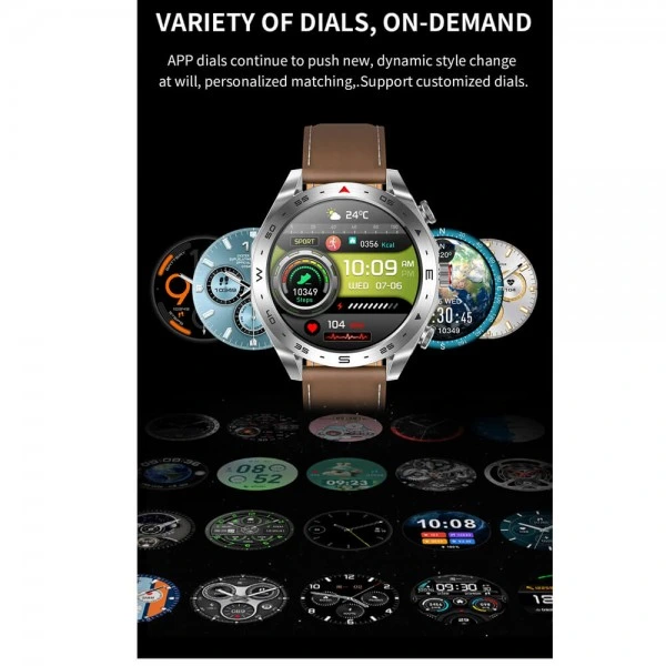 Smartwatch Microwear K95 – Brown Leder Smartwatch Microwear K95 – Brown Leder