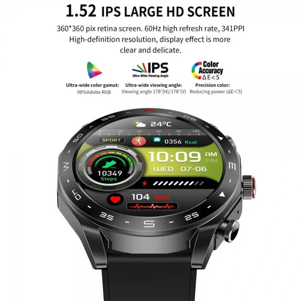 Smartwatch Microwear K95 – Brown Leder Smartwatch Microwear K95 – Brown Leder