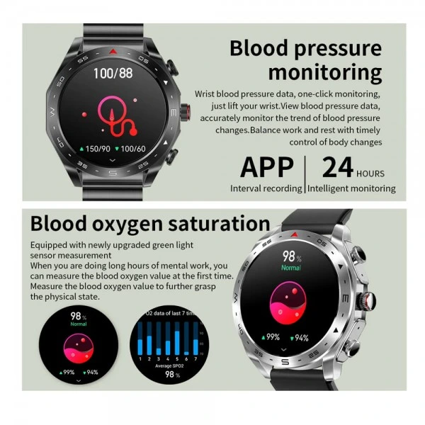 Smartwatch Microwear K95 – Brown Leder Smartwatch Microwear K95 – Brown Leder