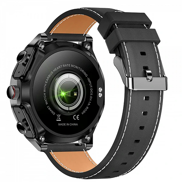Smartwatch Microwear K95 – Black Leder Smartwatch Microwear K95 – Black Leder