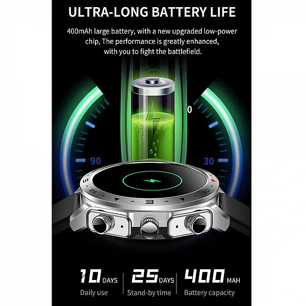 Smartwatch Microwear K95 – Steel Silver
