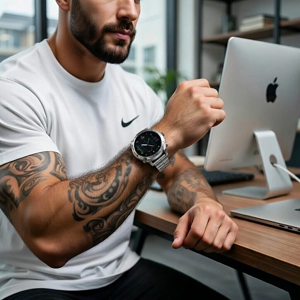 Smartwatch Microwear K95 – Steel Silver