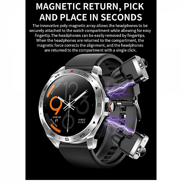 Smartwatch Microwear K95 – Steel Silver