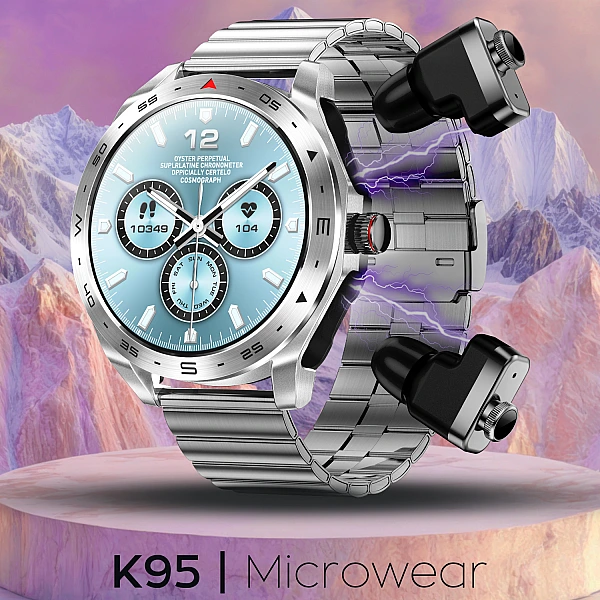 Smartwatch Microwear K95 – Steel Silver