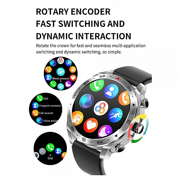 Smartwatch Microwear K95 – Steel Silver