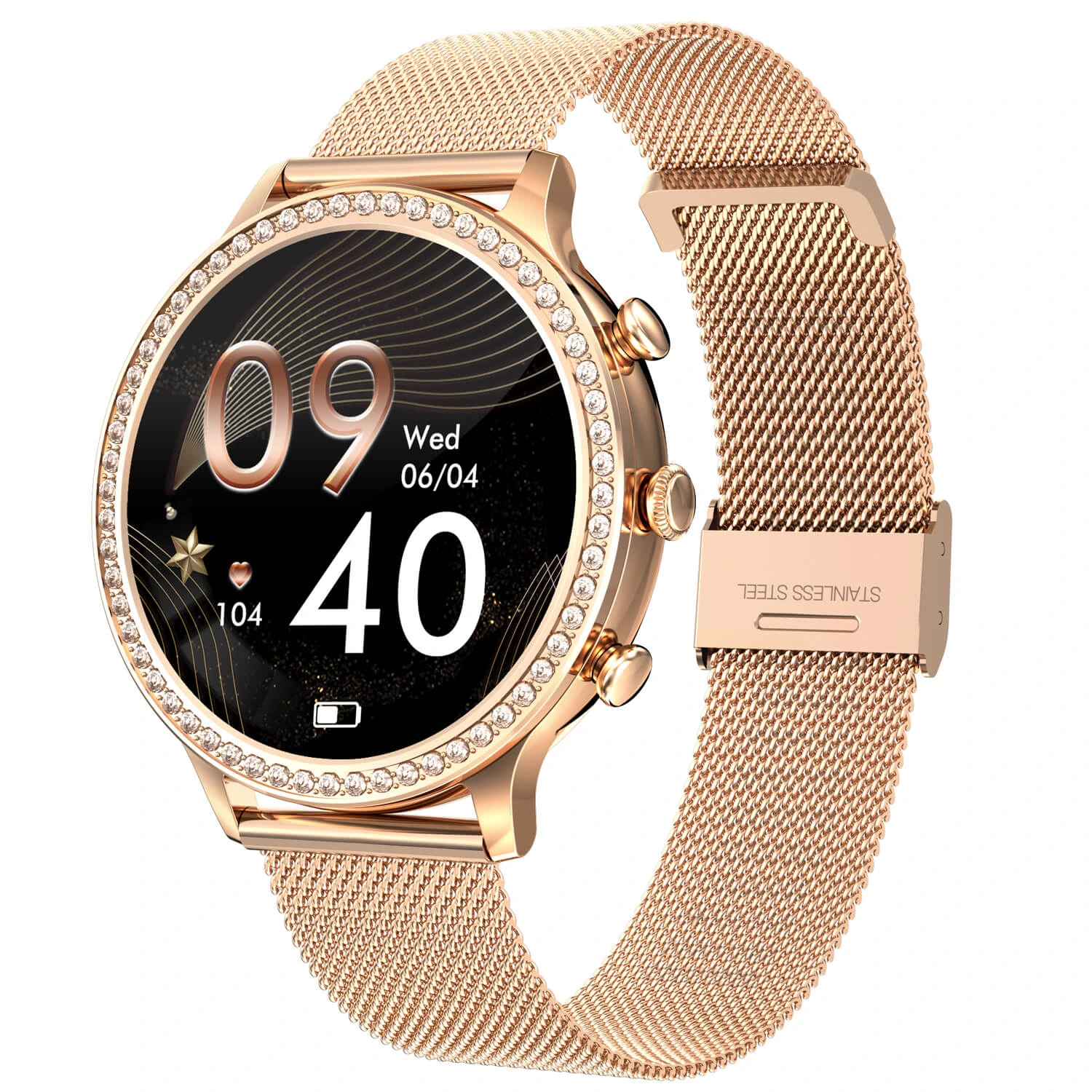 Smartwatch Microwear i70 - Gold Steel Smartwatch Microwear i70 - Gold Steel