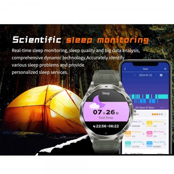 Smartwatch Microwear DA23 – Silver Steel Smartwatch Microwear DA23 – Silver Steel