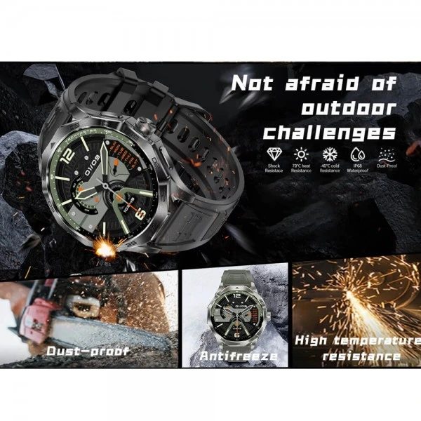 Smartwatch Microwear DA23 – Silver Steel Smartwatch Microwear DA23 – Silver Steel