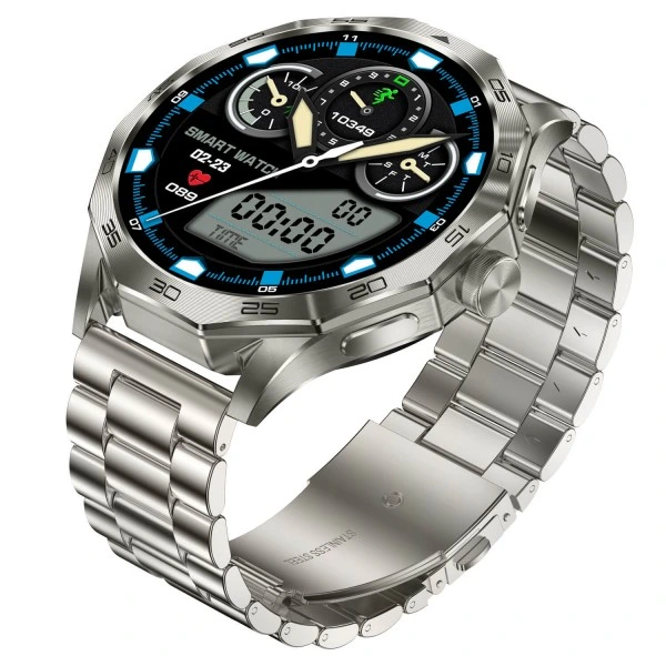 Smartwatch Microwear DA23 – Silver Steel Smartwatch Microwear DA23 – Silver Steel
