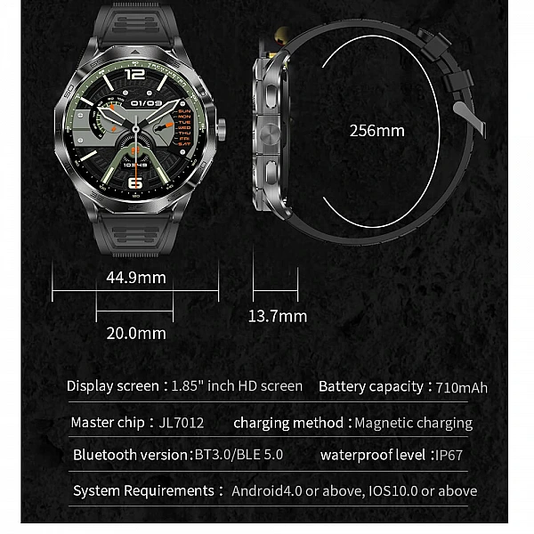 Smartwatch Microwear DA23 – Army Green Smartwatch Microwear DA23 – Army Green
