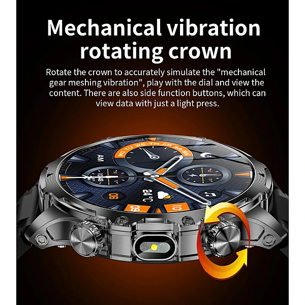Smartwatch Microwear AK75 700mAh - Silver Steel Smartwatch Microwear AK75 700mAh - Silver Steel