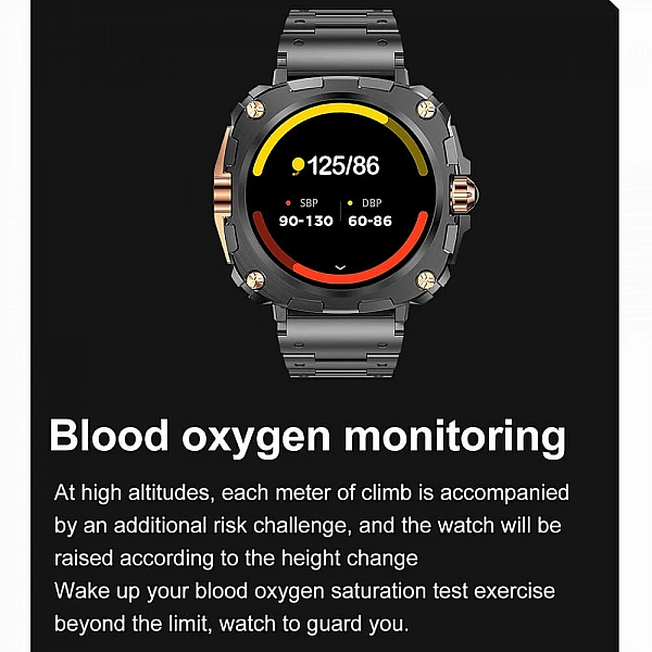 Smartwatch Microwear AK71 – Black Steel Smartwatch Microwear AK71 – Black Steel