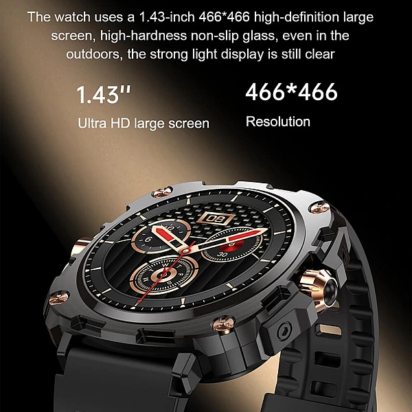 Smartwatch Microwear AK71 – Black Steel Smartwatch Microwear AK71 – Black Steel