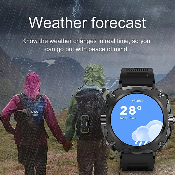 Smartwatch Microwear AK71 – Black Steel Smartwatch Microwear AK71 – Black Steel