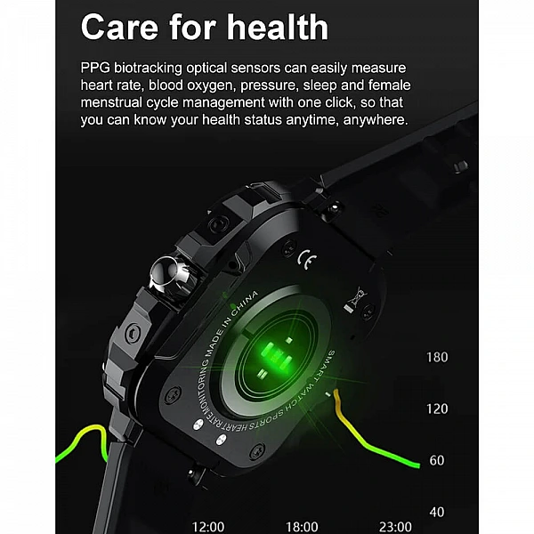 Smartwatch Microwear AK71 – Black Steel Smartwatch Microwear AK71 – Black Steel