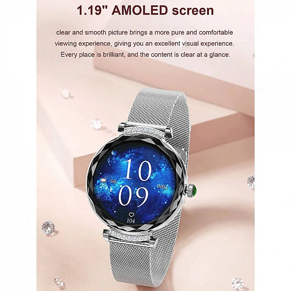 Smartwatch Microwear NX7 Pro - Gold Steel Smartwatch Microwear NX7 Pro - Gold Steel