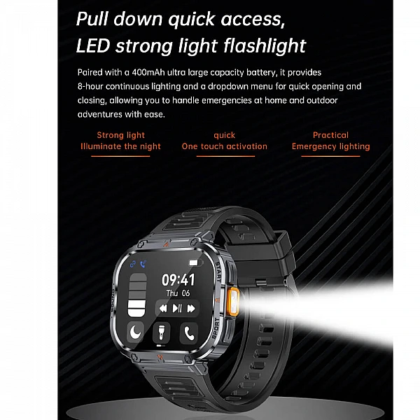 Smartwatch Microwear NX23 – Black