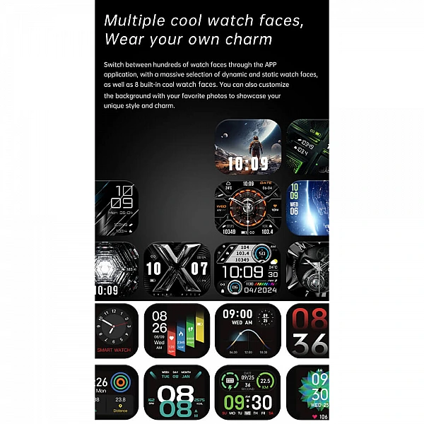 Smartwatch Microwear NX23 – Black