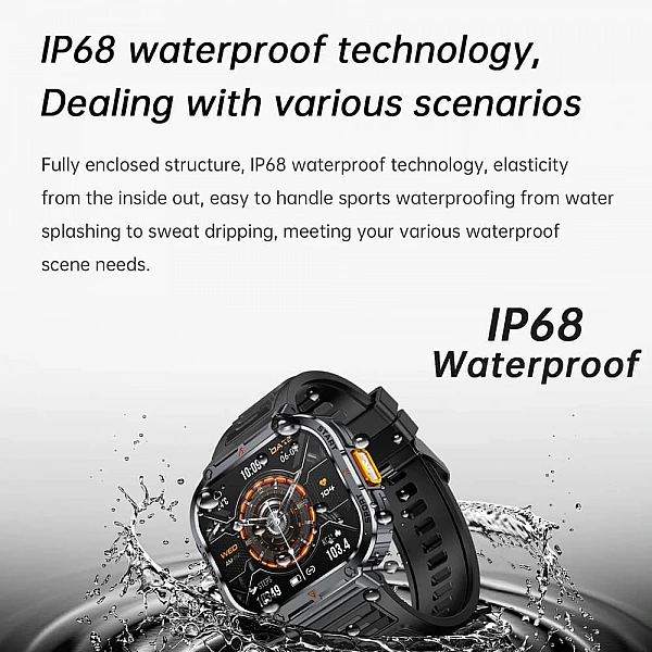 Smartwatch Microwear NX23 – Orange Black